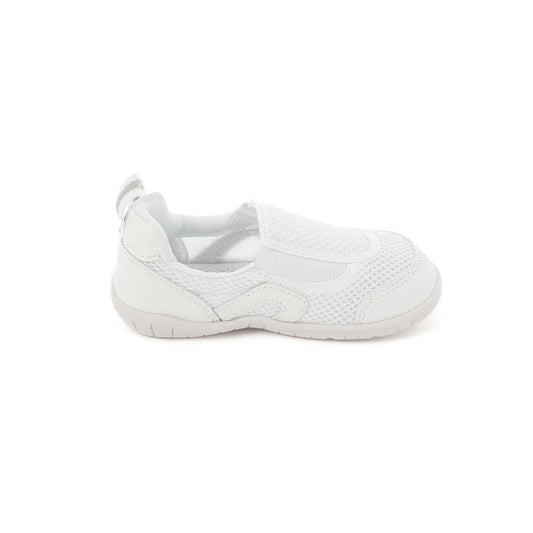 IFME School Breathable Sole Slip On Kids - White