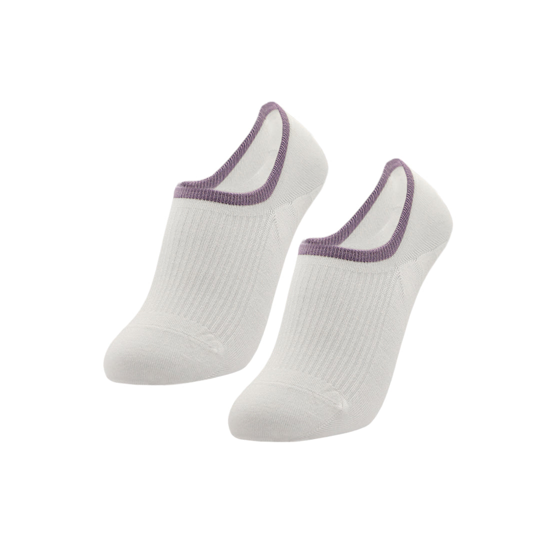 Women's No-show Socks - White