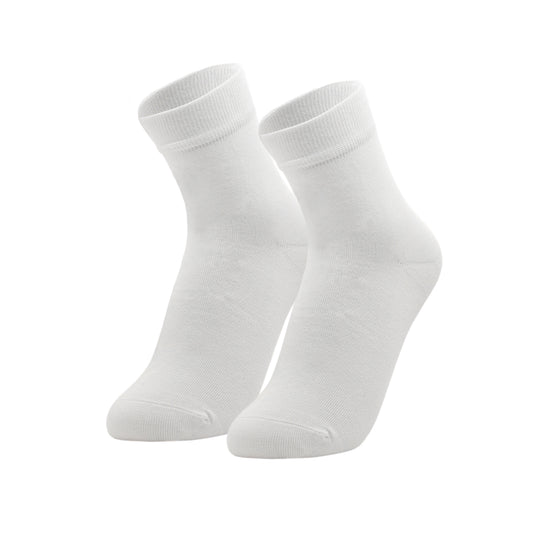 Mid length Women's Socks - White