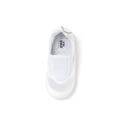 IFME School Breathable Sole Slip On Kids - White