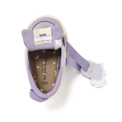IFME Nature Kinetic Belt Star Motif Sneakers Baby - Purple