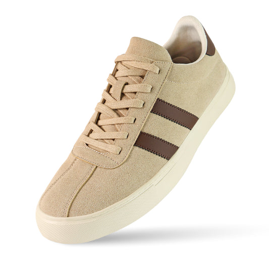 Sierra Rove Synthetic Suede Sneaker - Sand