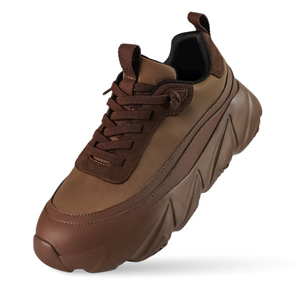 Breeze Ripple Nylon Runner Sneaker - Cocoa Brown