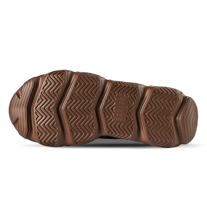 Breeze Ripple Nylon Runner Sneaker - Cocoa Brown