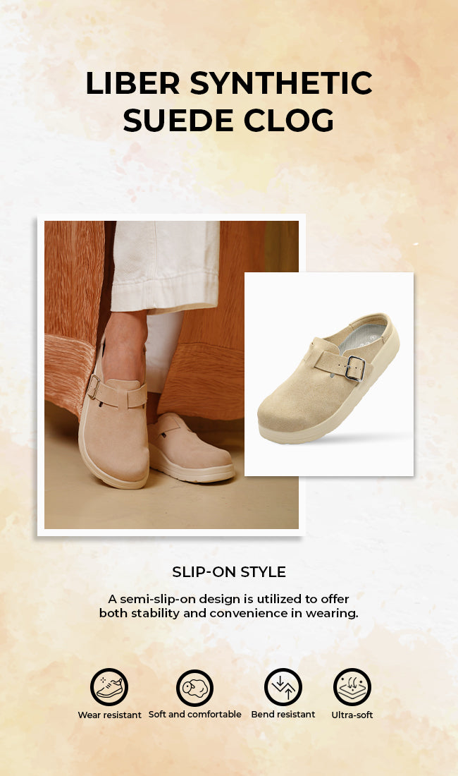 Canyon Liber Synthetic Suede Clog - Charcoal – DUOZOULU OFFICIAL