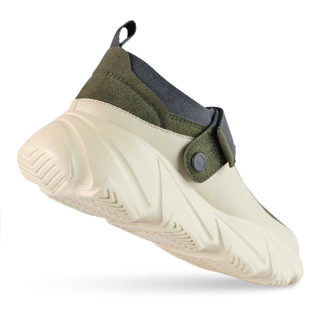 Breeze Oval SS Runner Sneaker - Olive Cream