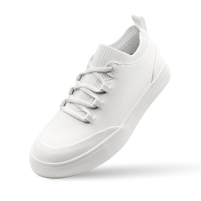 Sierra Lane Faux Leather Sneaker - White
