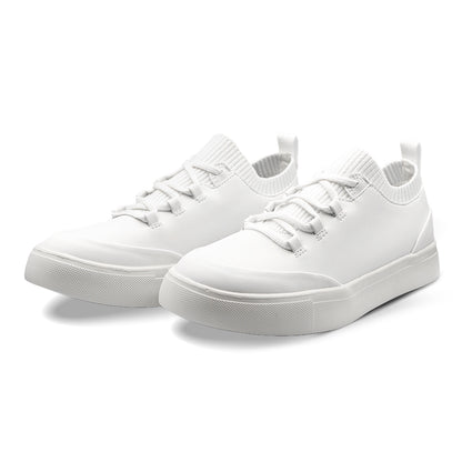 Sierra Lane Faux Leather Sneaker - White