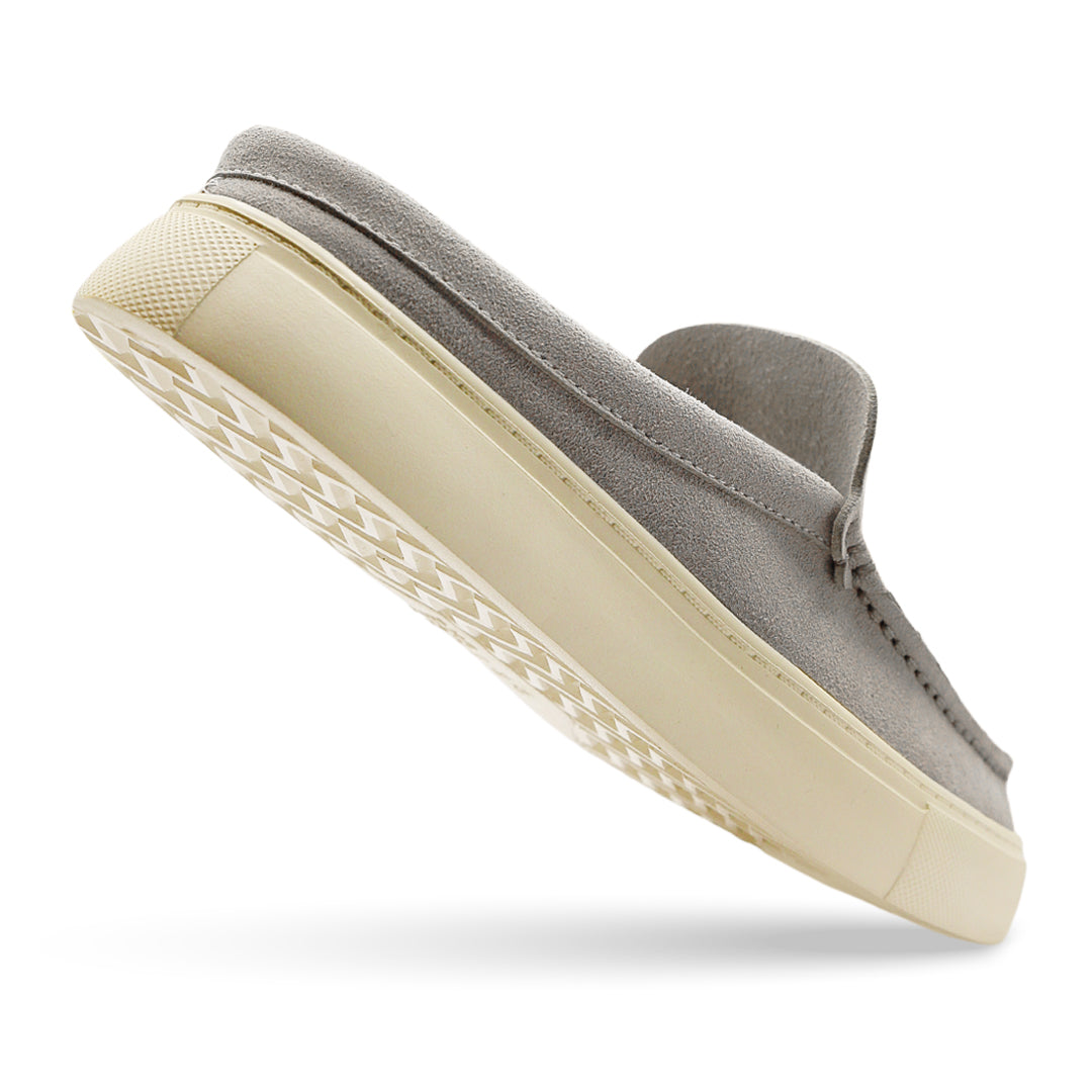 Sierra Meadow Synthetic Suede Mule - Light Grey