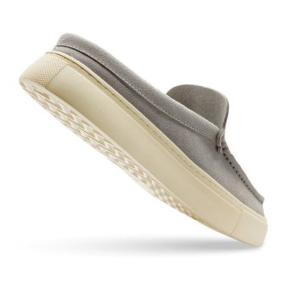Sierra Meadow Synthetic Suede Mule - Light Grey