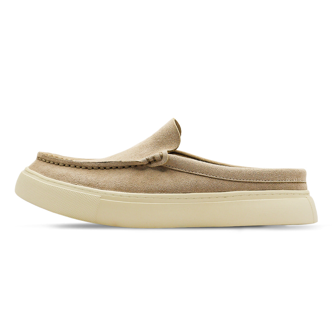 Sierra Meadow Synthetic Suede Mule - Pale Beige - dont make it activate