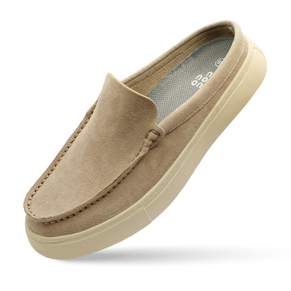 Sierra Meadow Synthetic Suede Mule - Pale Beige - dont make it activate