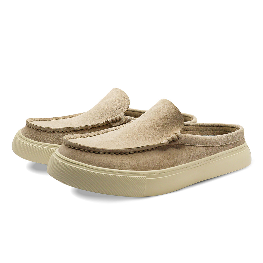 Sierra Meadow Synthetic Suede Mule - Pale Beige - dont make it activate