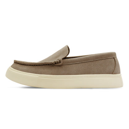 Sierra Park Synthetic Suede Loafer - Warm Taupe