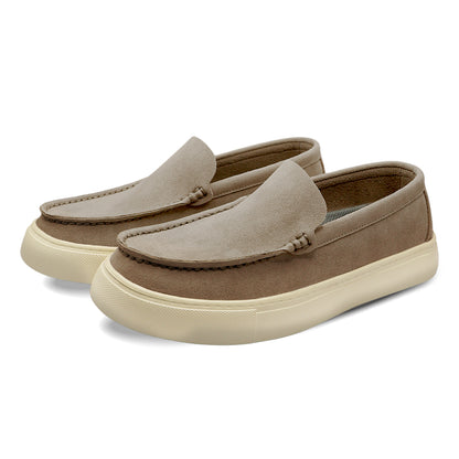 Sierra Park Synthetic Suede Loafer - Warm Taupe