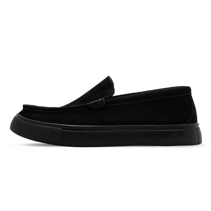 Sierra Park Synthetic Suede Loafer - Black