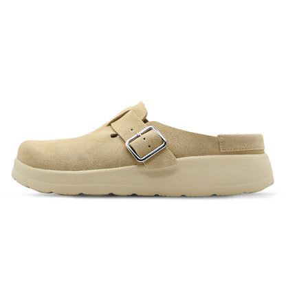Canyon Liber Synthetic Suede Clog - Sand