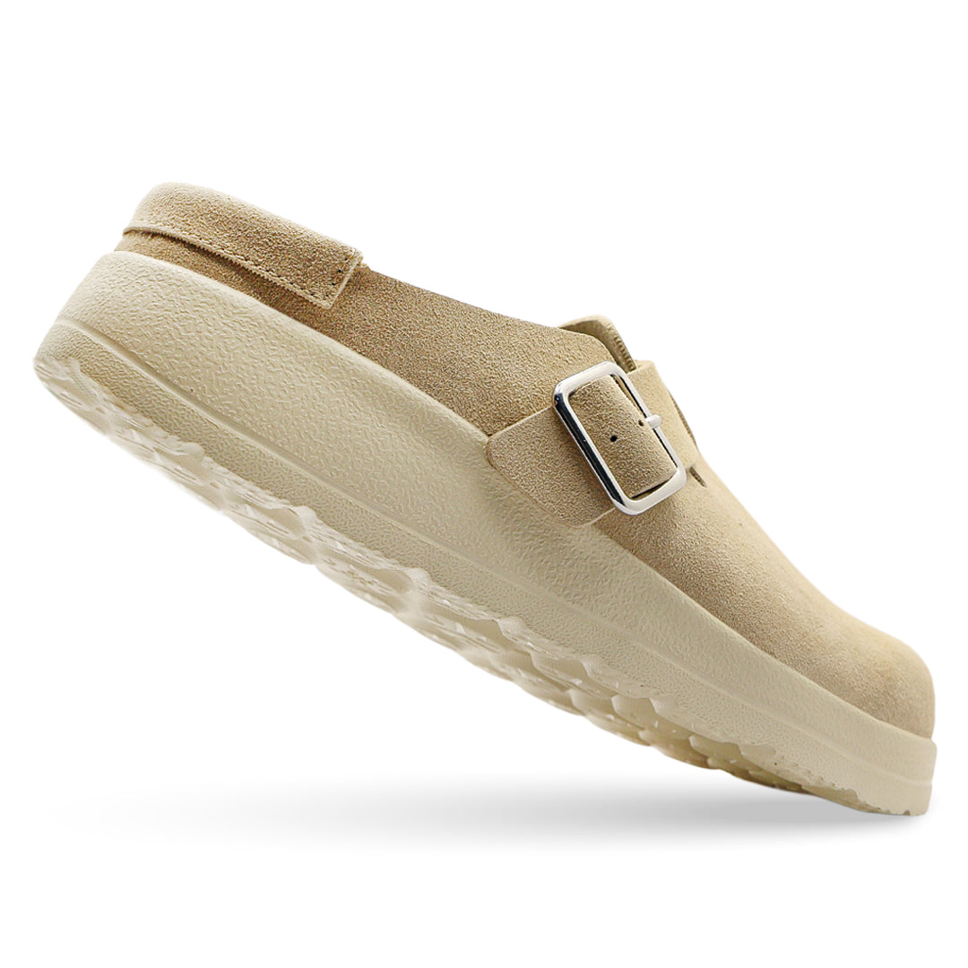 Canyon Liber Synthetic Suede Clog - Sand