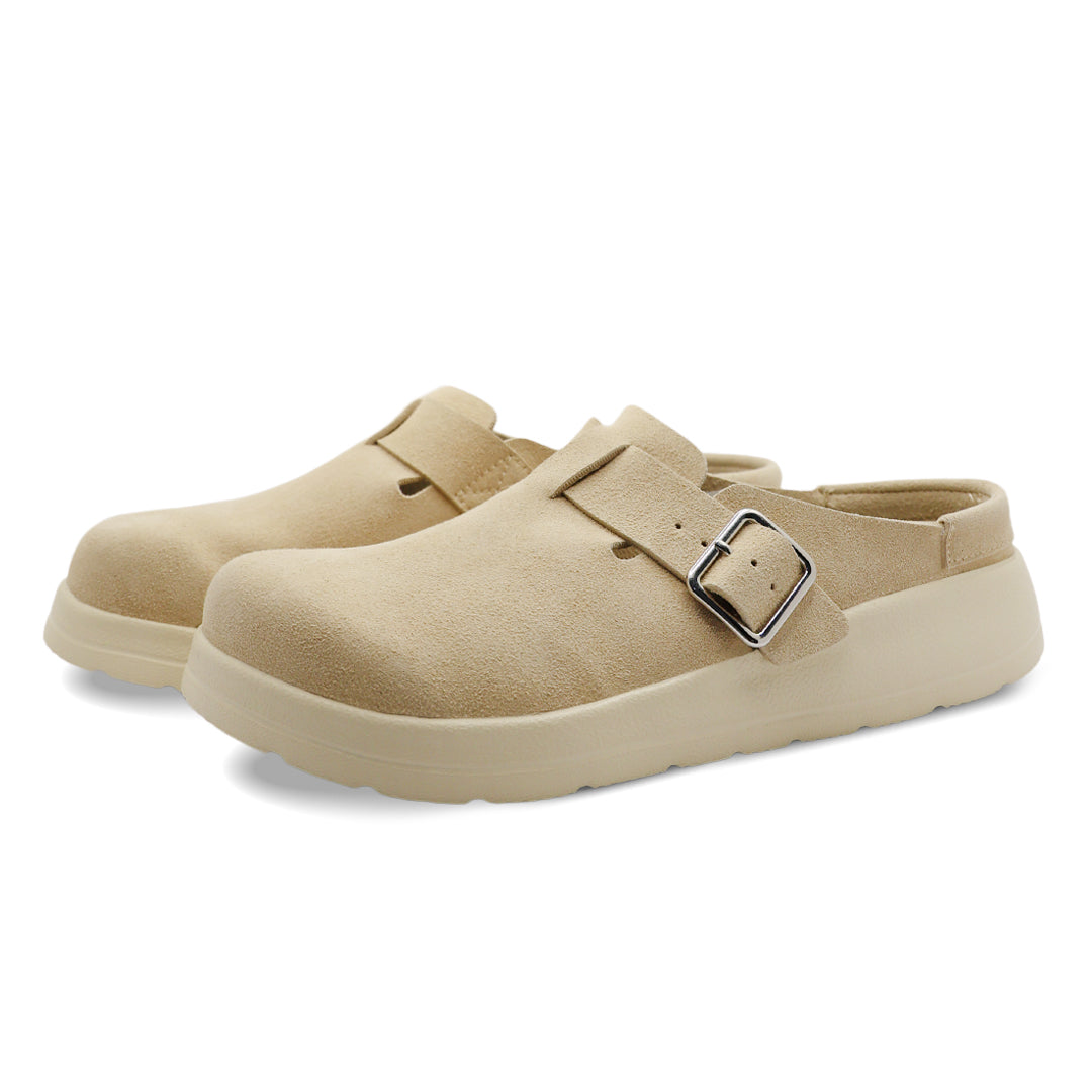 Canyon Liber Synthetic Suede Clog - Sand