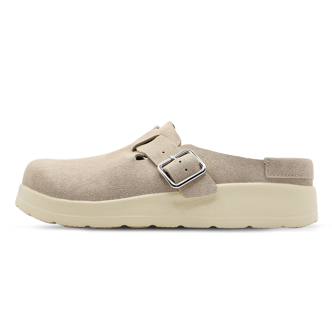 CA Liber Synthetic Suede Clog – باللون اللاتيه