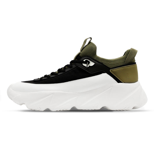 Breeze Crossway Nylon Runner Sneaker - Black Olive