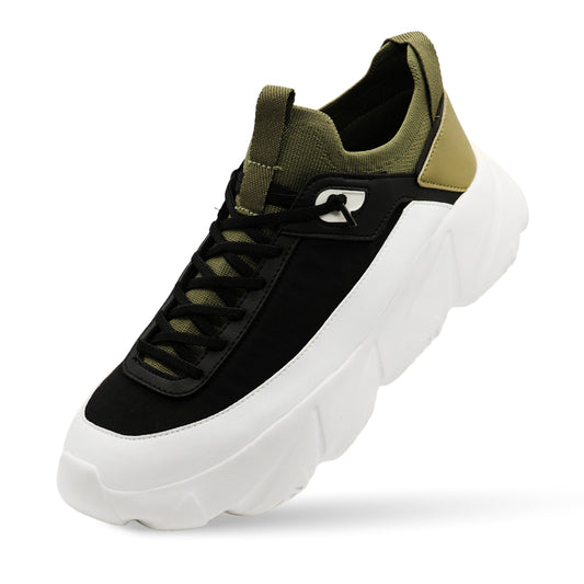 Breeze Crossway Nylon Runner Sneaker - Black Olive