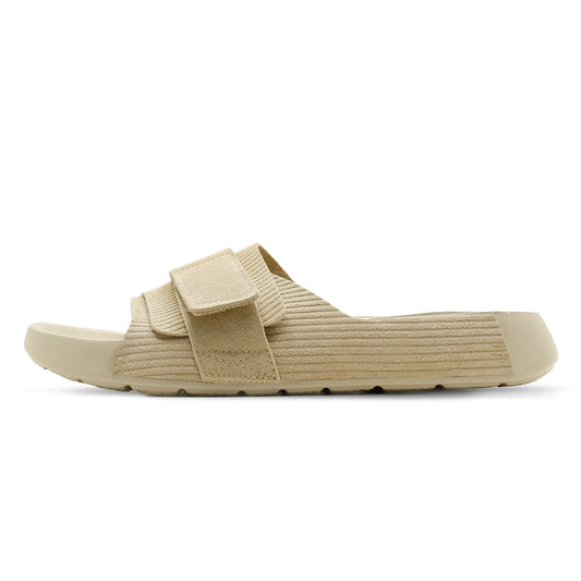 Aqua Strap Knit Slide - Sand