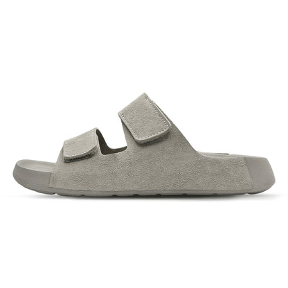 Aqua Two-Strap SS Slide - Light Grey