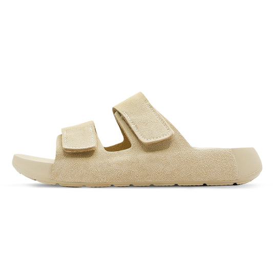 Aqua Two-Strap SS Slide - Alabaster