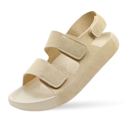 Aqua Three-Strap SS Sandal - Alabaster
