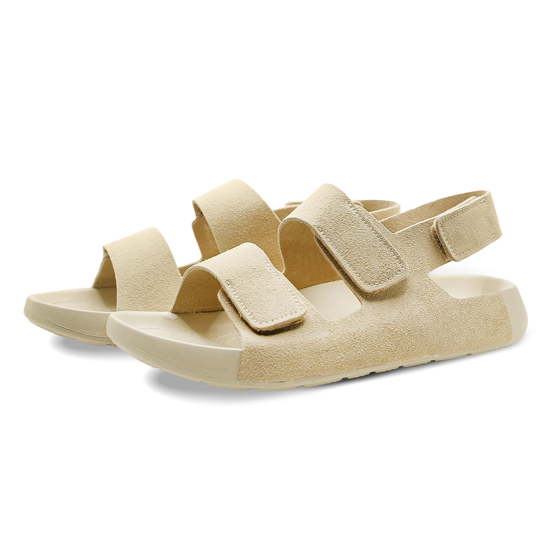 Aqua Three-Strap SS Sandal - Alabaster