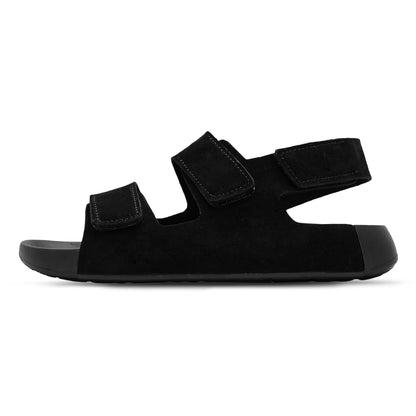 Aqua Three-Strap SS Sandal – باللون الأسود