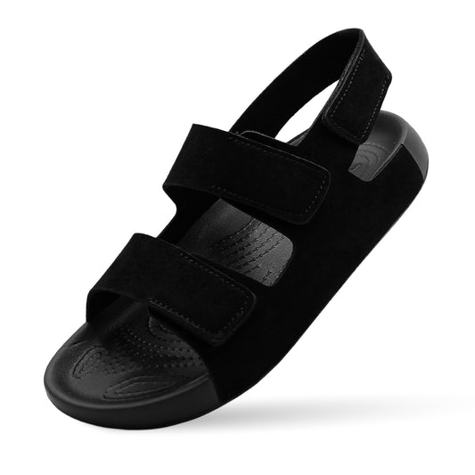 Aqua Three-Strap SS Sandal - Black