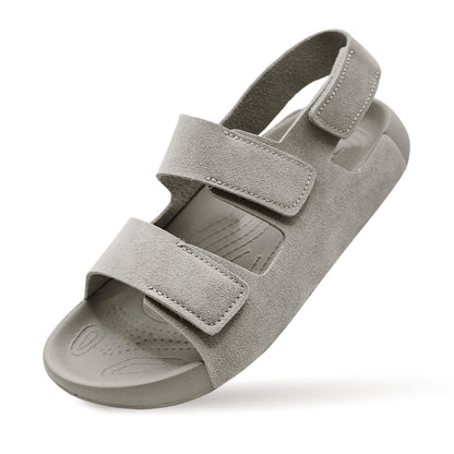 Aqua Three-Strap SS Sandal - Light Grey