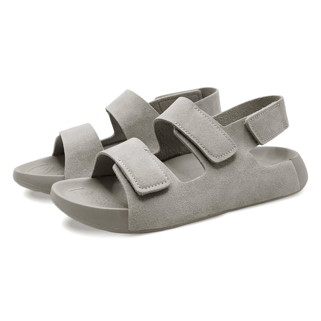 Aqua Three-Strap SS Sandal - Light Grey