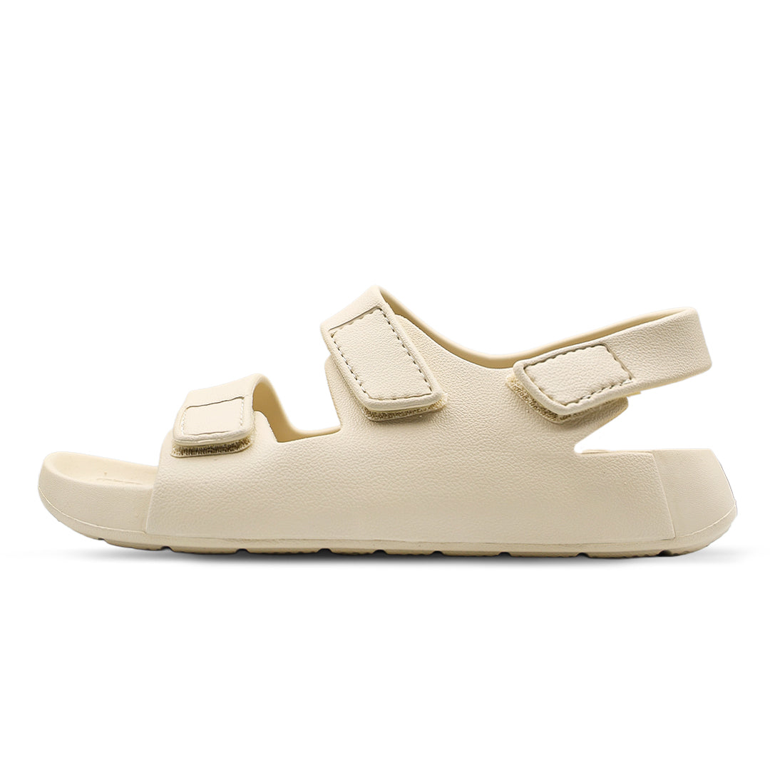 Aqua Three Strap EVA Sandal - Cream