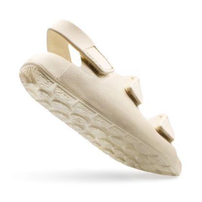 Aqua Three Strap EVA Sandal - Cream