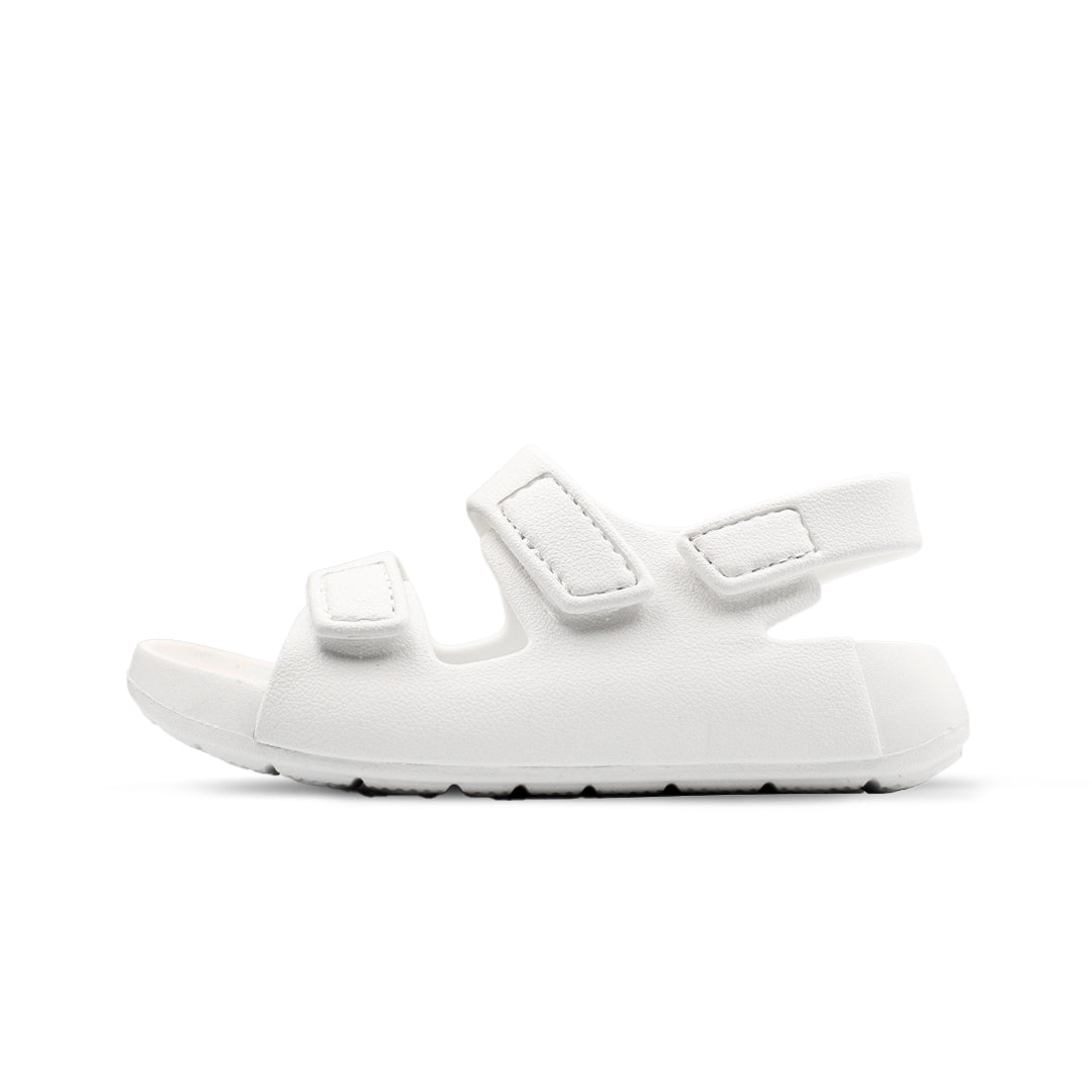 Aqua Three Strap EVA Sandal Kids - White
