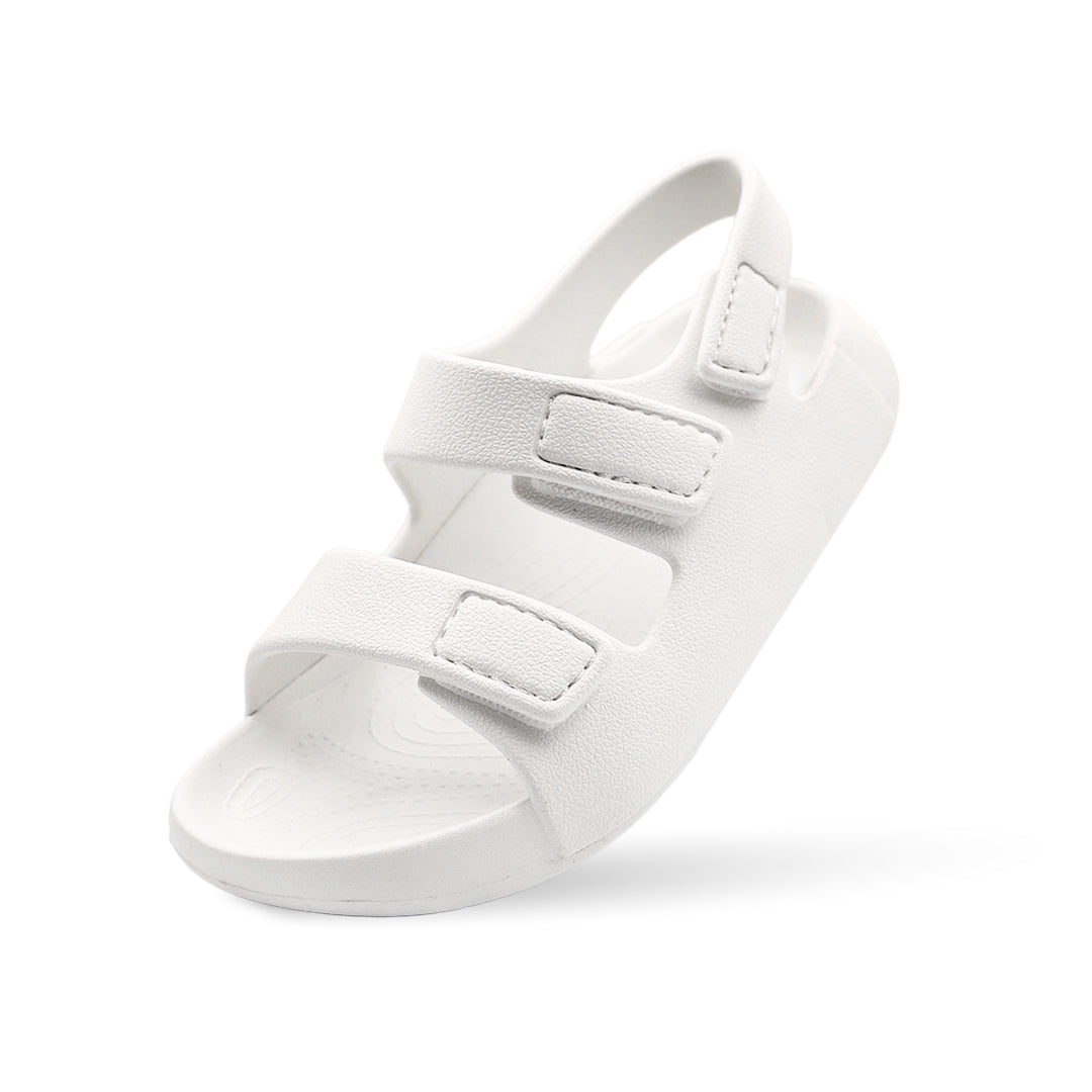 Aqua Three Strap EVA Sandal Kids - White