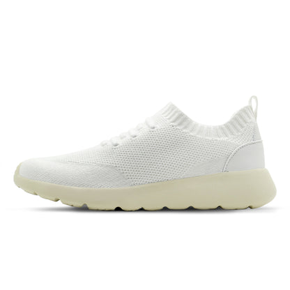 Cloud View Cashmere Trainer - Pearl