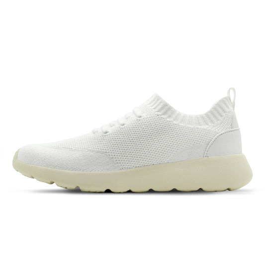 Cloud View Cashmere Trainer - Pearl