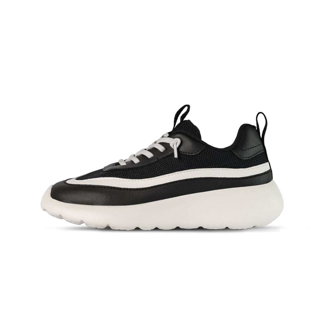 Cloud Ripple Mesh Trainer Kids - Black White