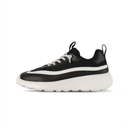 Cloud Ripple Mesh Trainer Kids - Black White