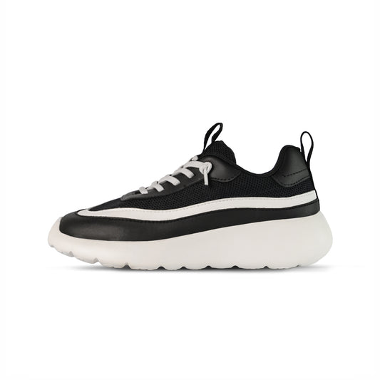 Cloud Ripple Mesh Trainer Kids - Black White