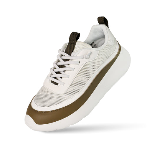 حذاء CL Ripple Mesh Trainer - لون عاجي زيتوني