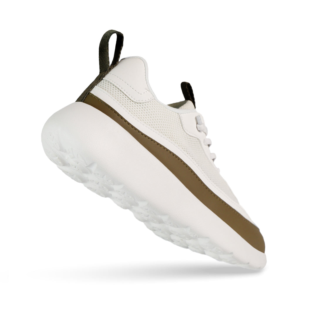 Cloud Ripple Mesh Trainer Kids - Ivory Olive