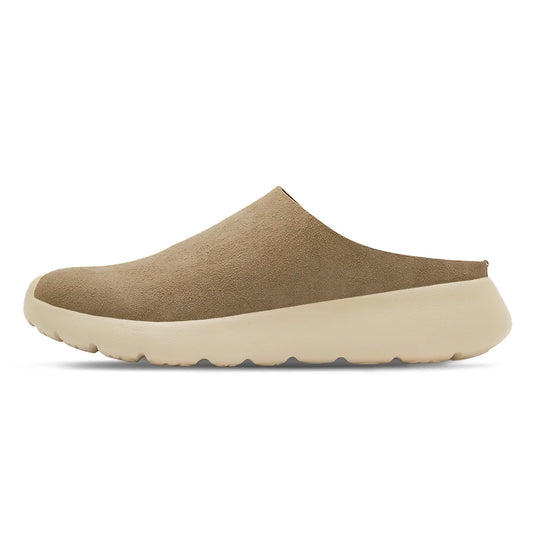 Cloud Flow Synthetic Suede Mule - Taupe