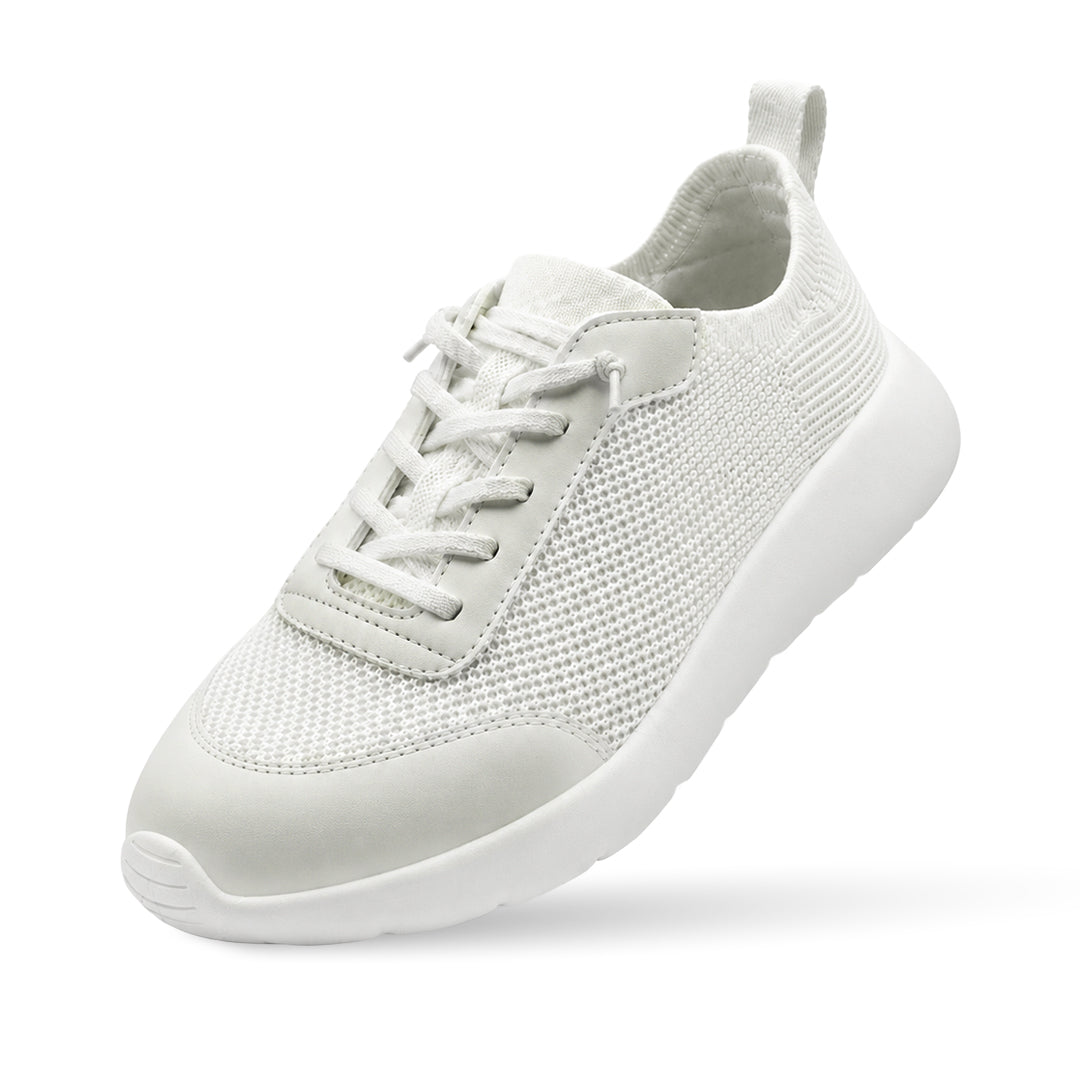 Cloud Modern Silk Wool Trainer Kids - White