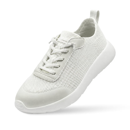 Cloud Modern Silk Wool Trainer Kids - White