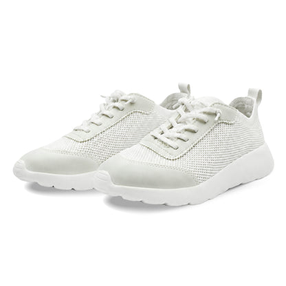 Cloud Modern Silk Wool Trainer Kids - White